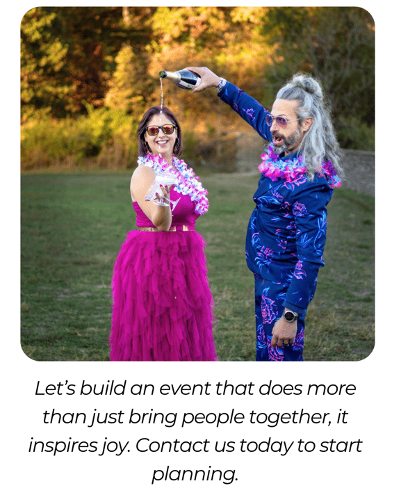 JoyBuilt Events plans meaningful corporate events, birthdays, silent disco, and weddings. Budget-conscious, creative, and impact-driven.